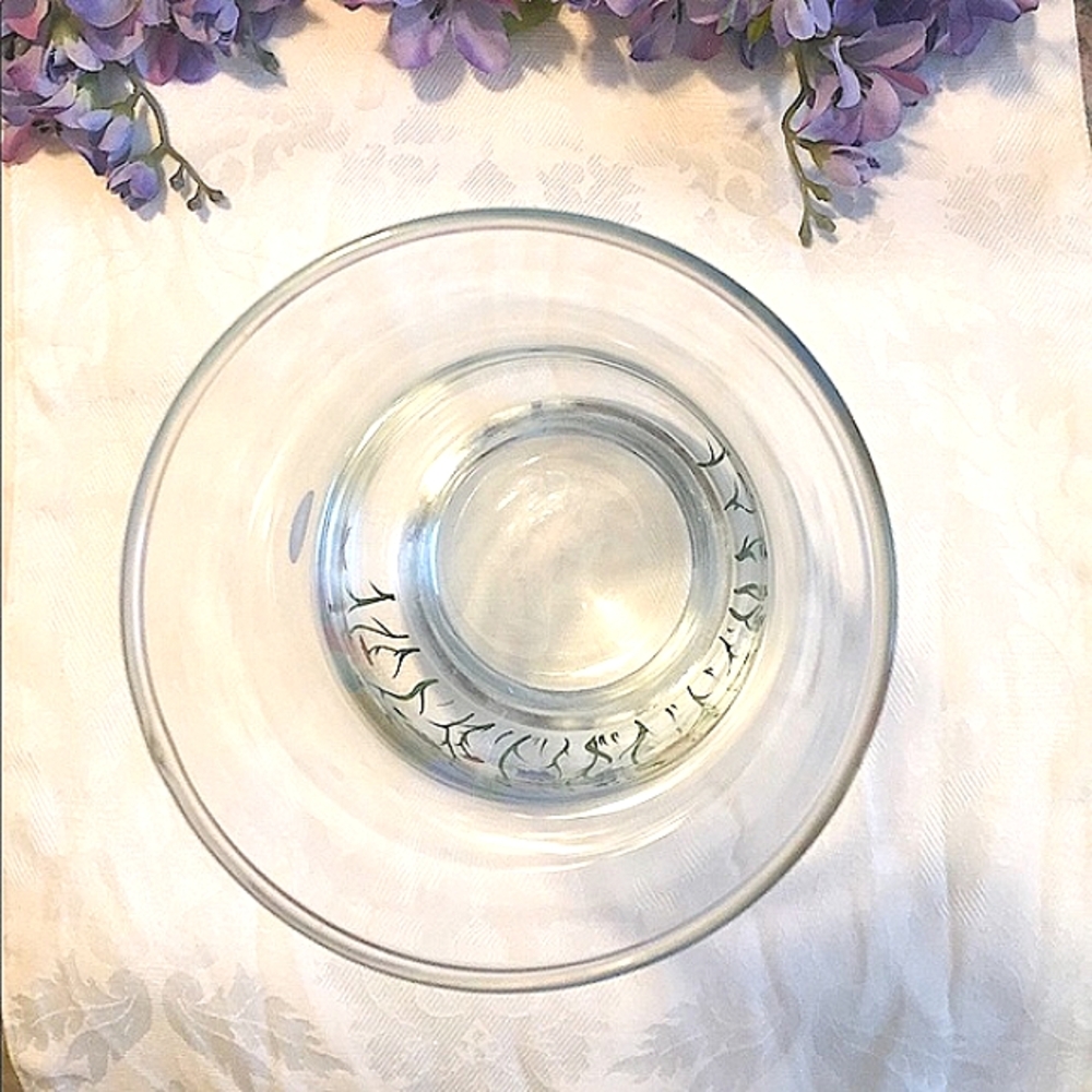 🌺Vintage Colony Hand Decorated Floral Glass Vase - Picture 4 of 9
